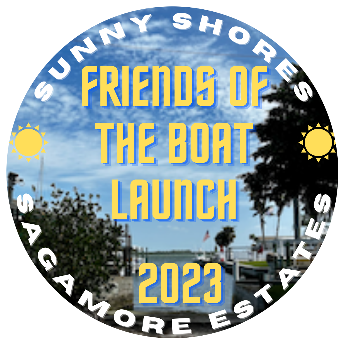 Friends of the boat launch sticker image